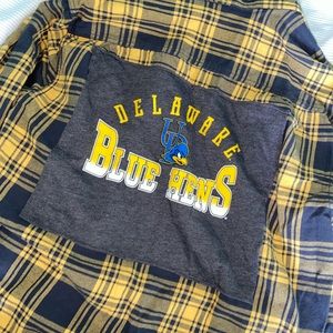 Custom University of Delaware Flannel
